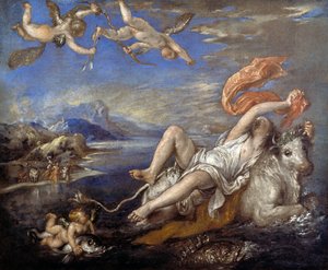 エウロパのレイプ 作： Tiziano Vecelli